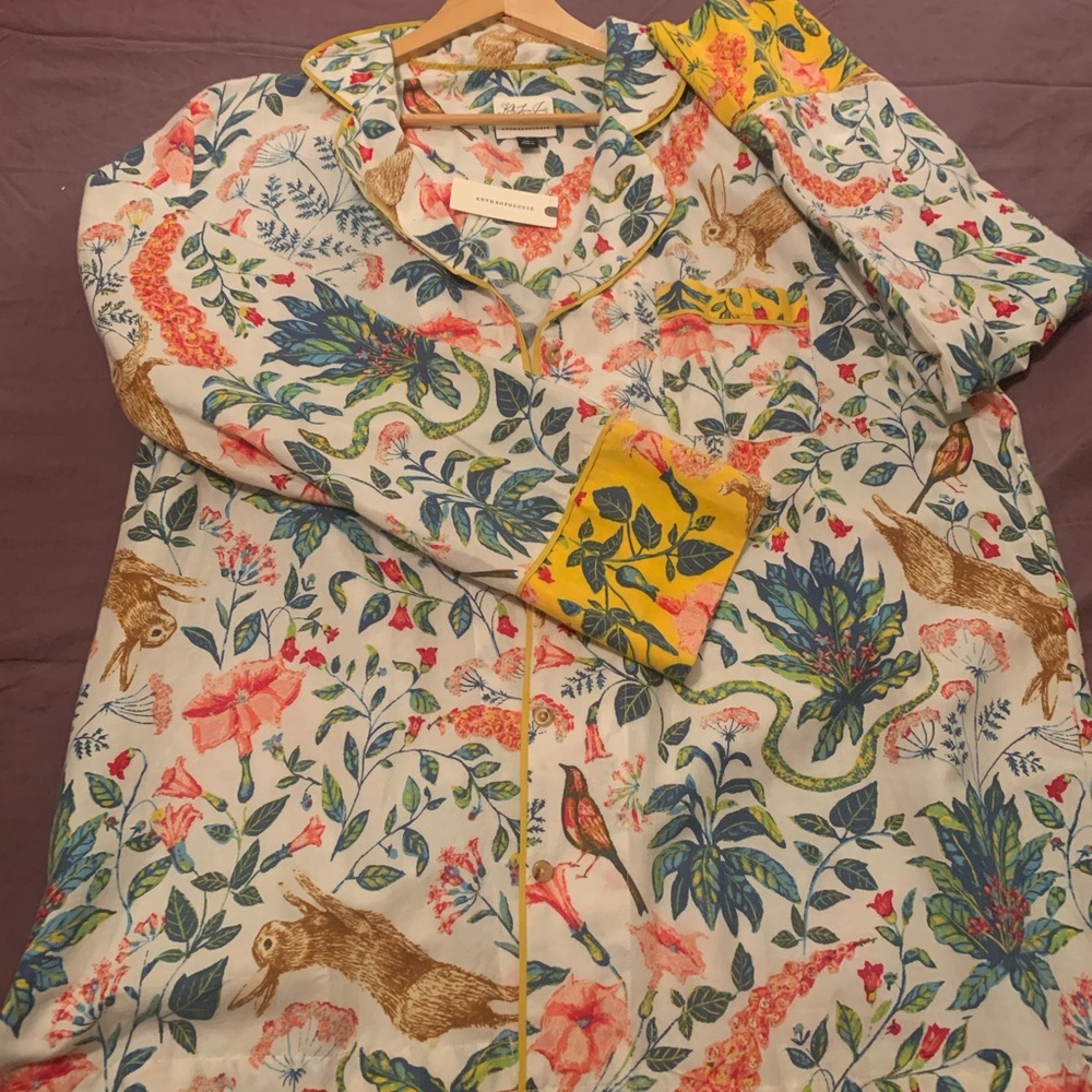 Anthropologie pajama top